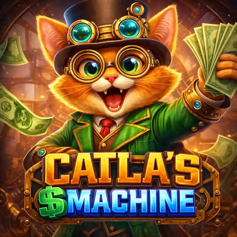 CATLA'S MONEY MACHINE Slot Game Banner tongitstok